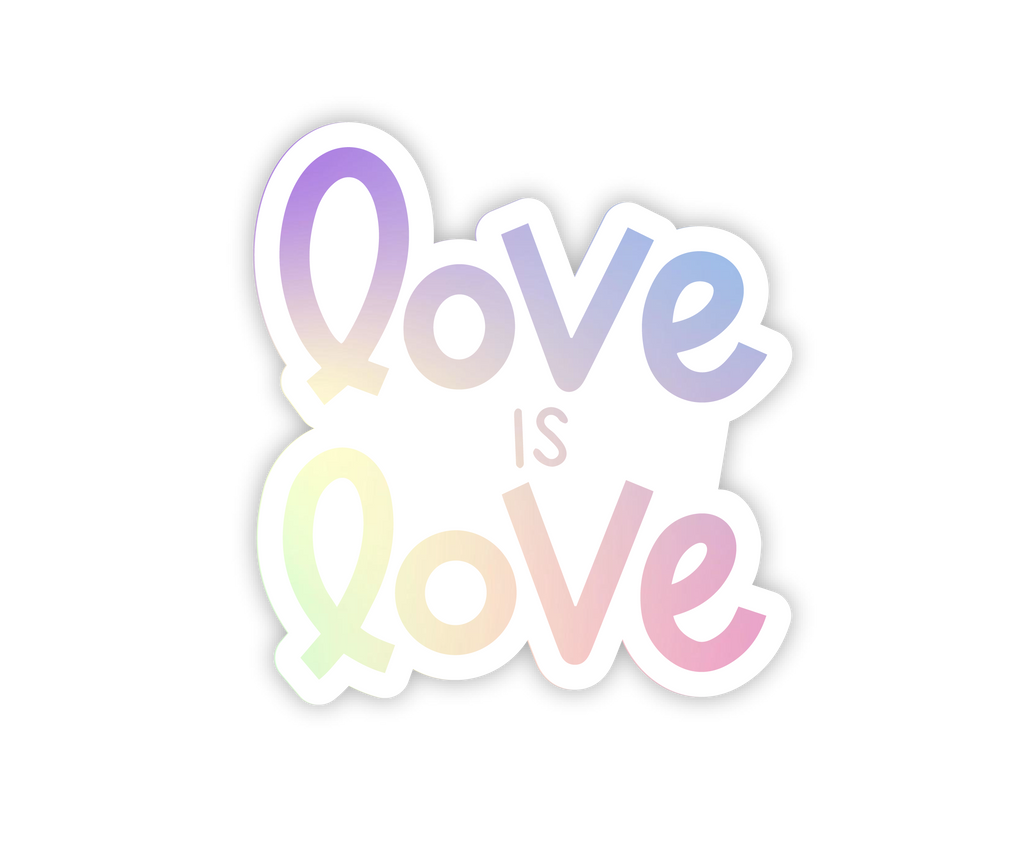 Love is Love LGBTQ Sticker