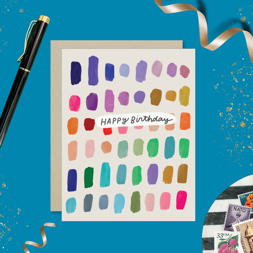 Happy Swatches Card