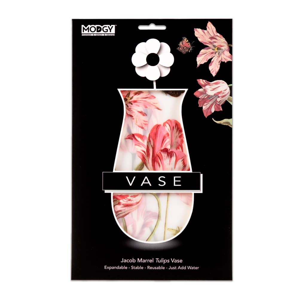 Modgy Expandable Vase - Jacob Marrell Tulips