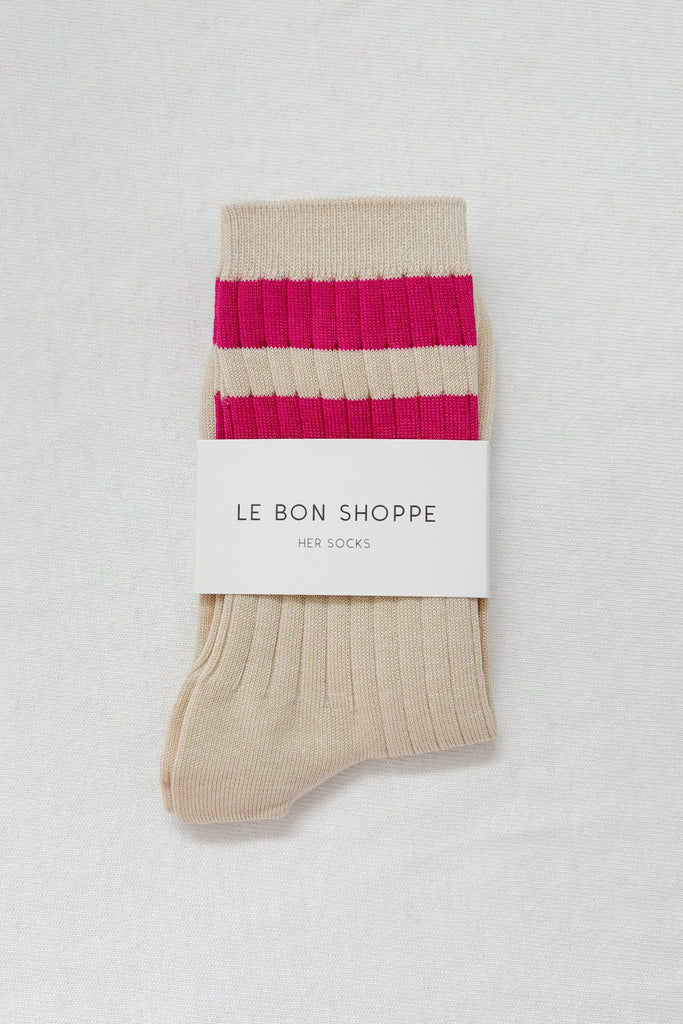 Her Socks - Varsity: Magenta