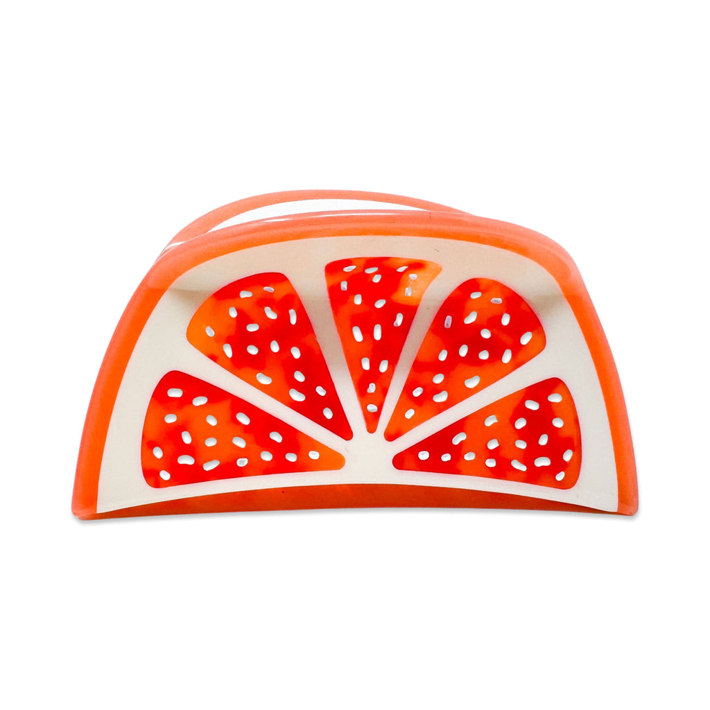 Grapefruit Slice Hair Claw