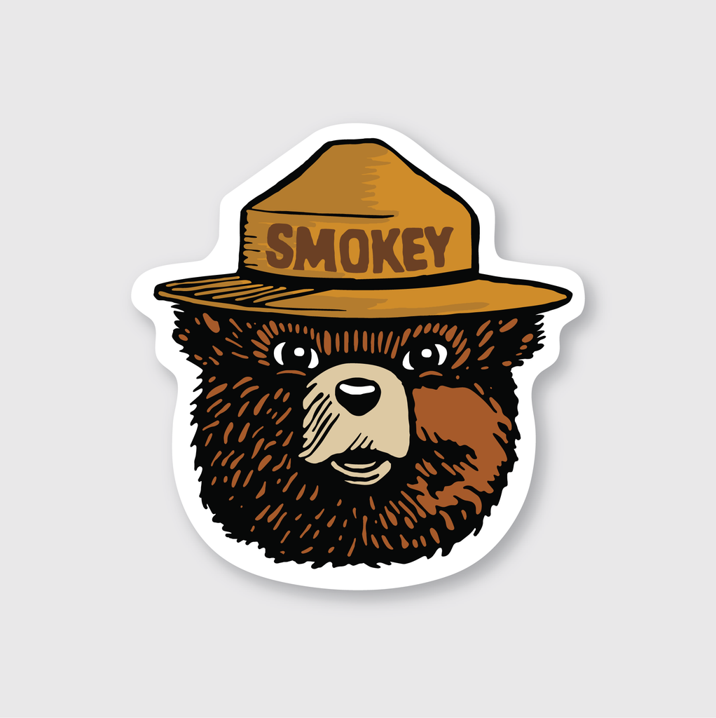 Smokey Bear Sticker: