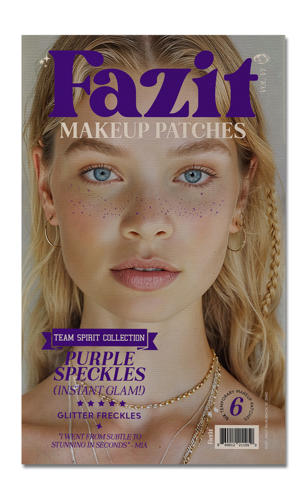 Purple Spirit Speckles Makeup Patches