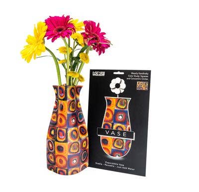 Modgy Expandable Vase - Kandinsky Circles