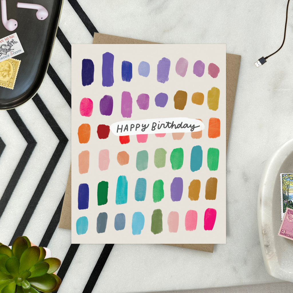 Happy Swatches Card