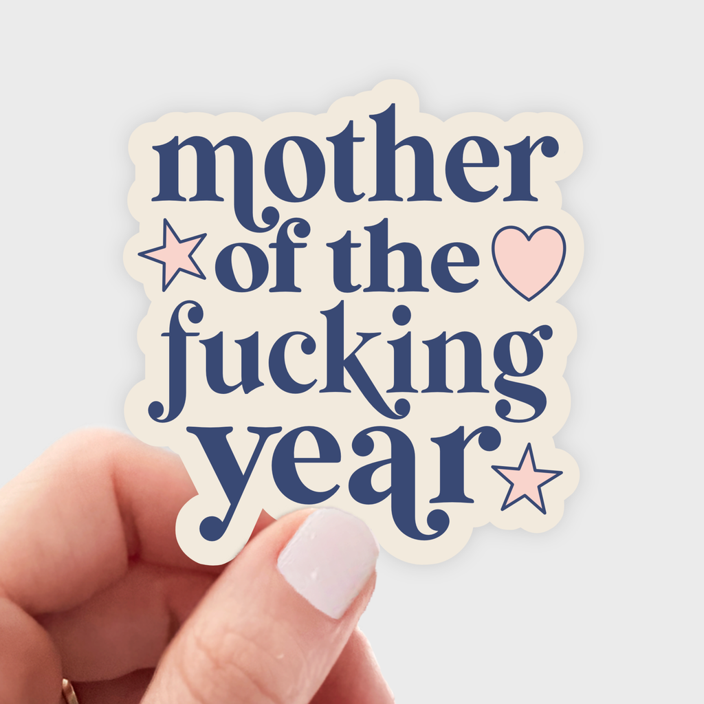 Mother of the Year Sticker