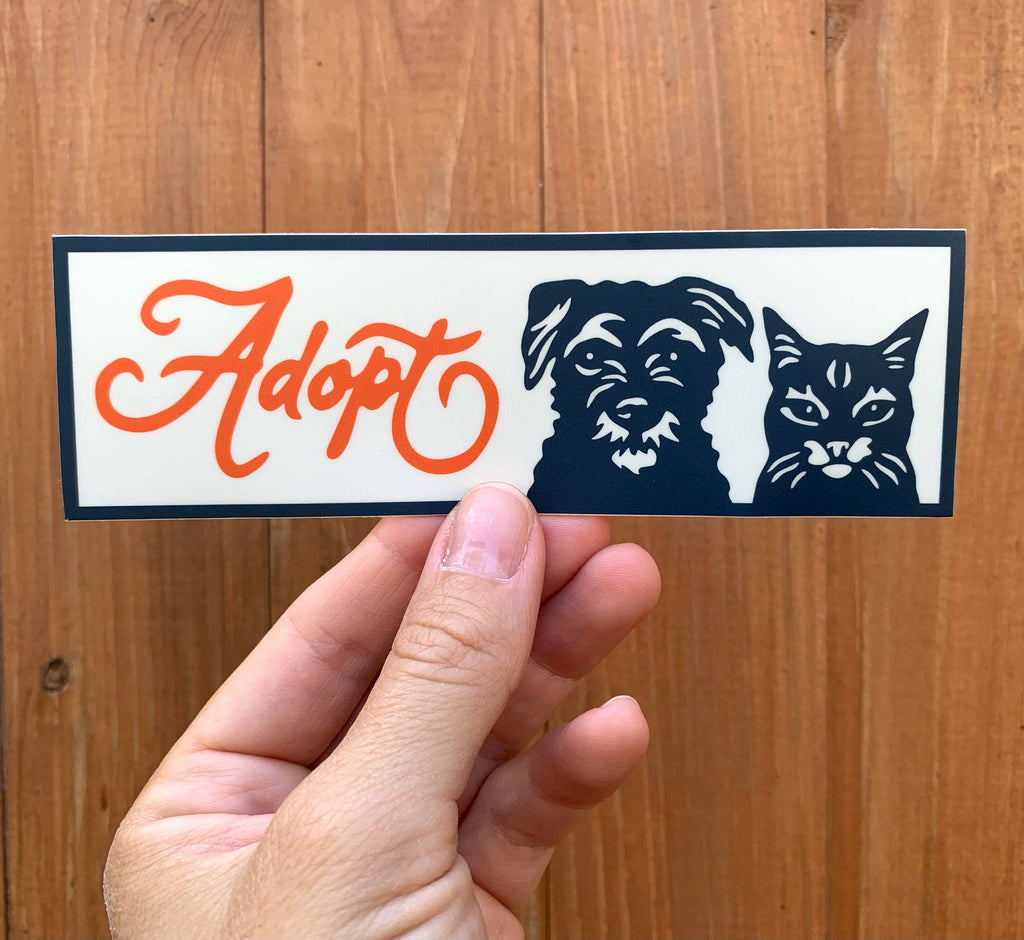 Animal Adoption Sticker