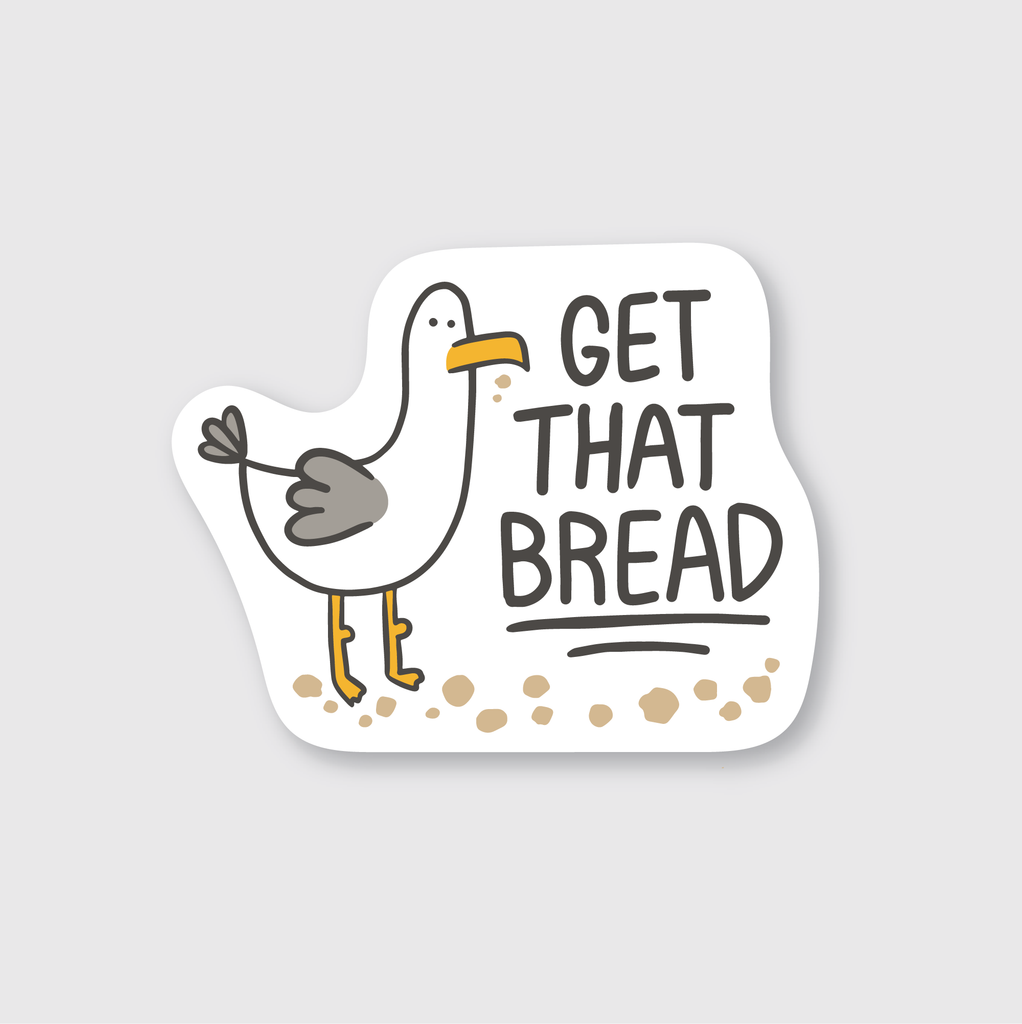 Get That Bread Seagull Sticker