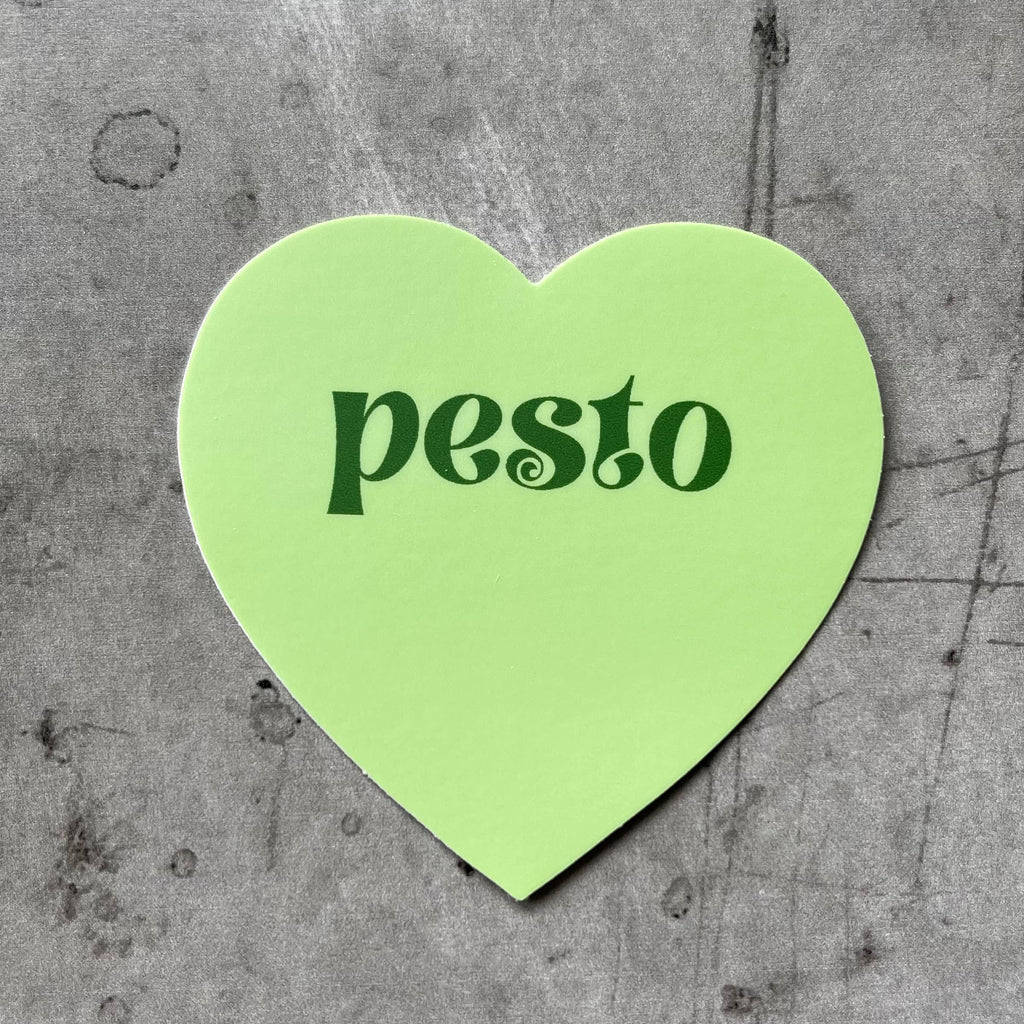 Pesto Heart Sticker