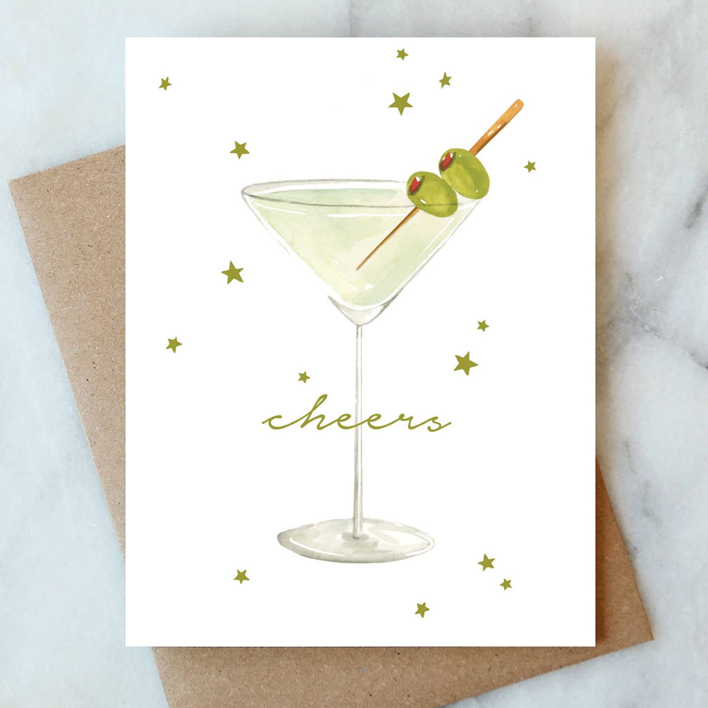 Martini Cheers Congrats Card