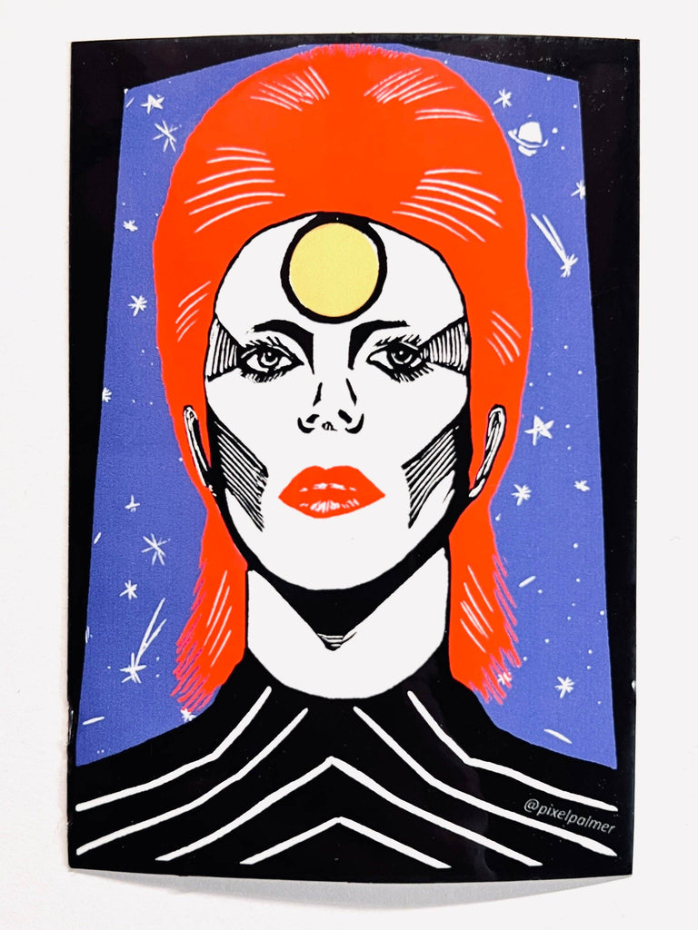 David Bowie / Ziggy Stardust sticker