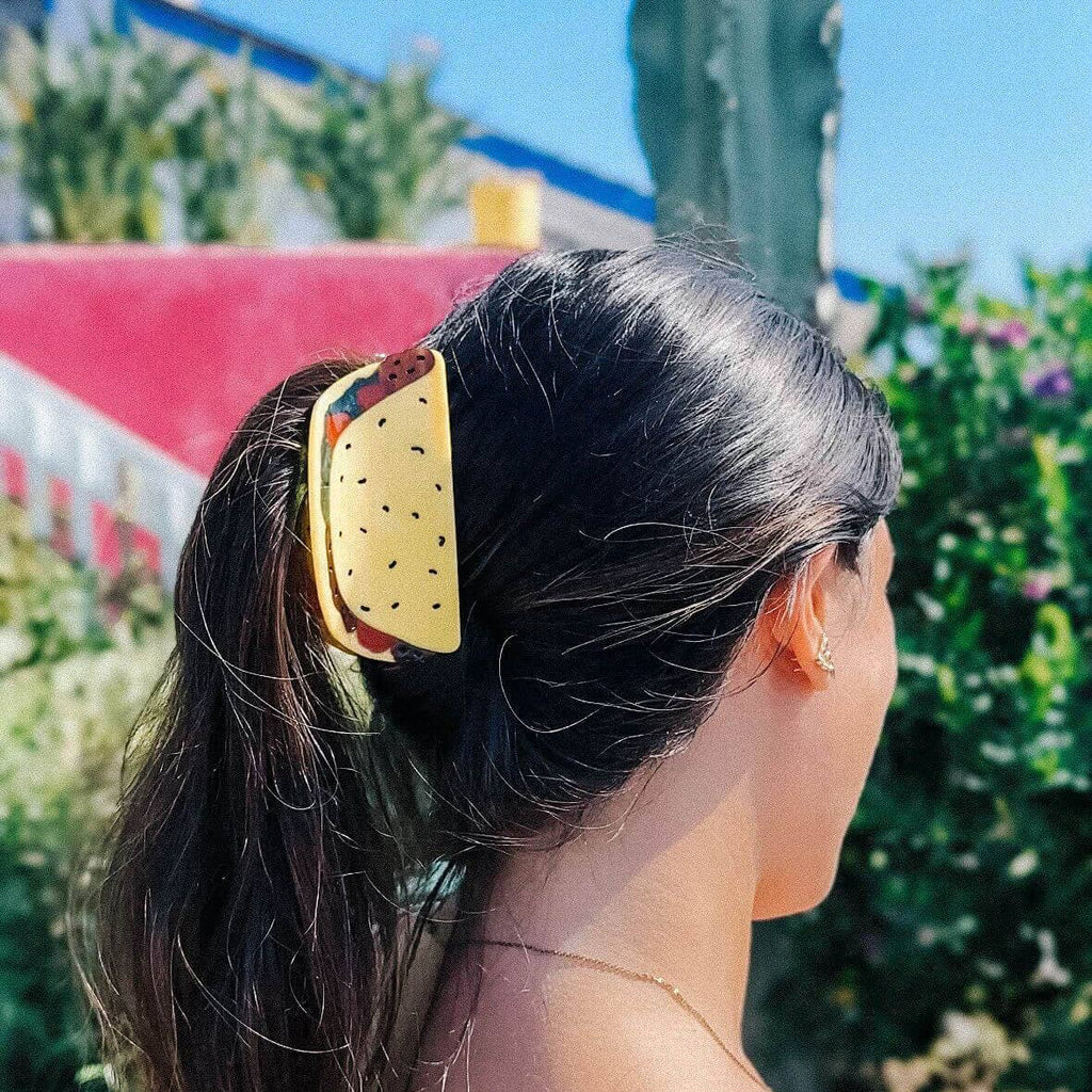 Large Taco Hair Claw Clip