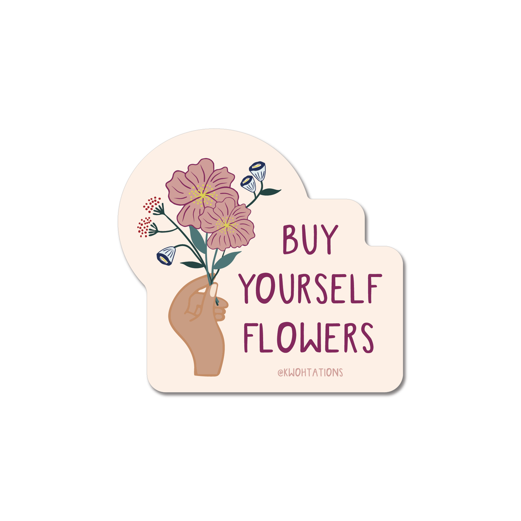 Buy Yourself Spring Flowers Sticker
