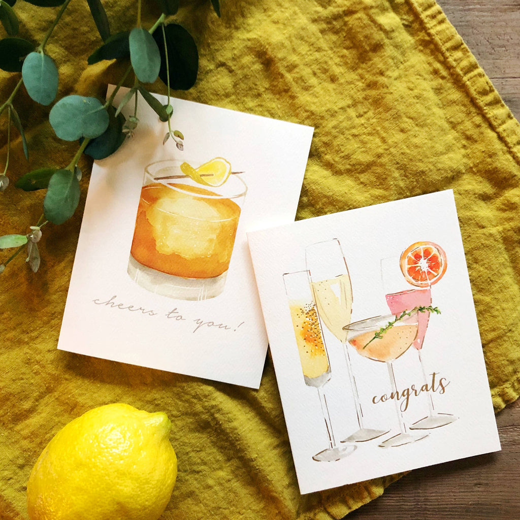 Whiskey Cheers Card