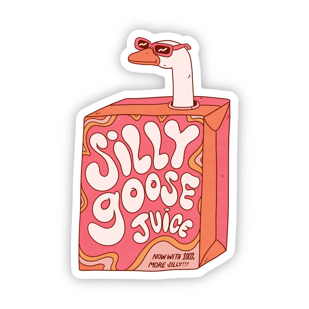 Silly Goose Juice Sticker