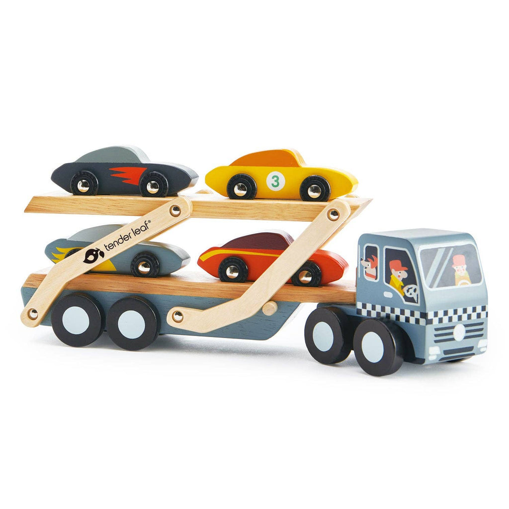 Car Transporter Wooden Toy