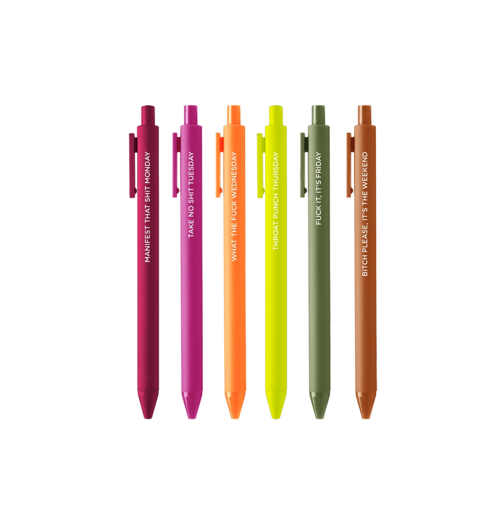 Jotter Pens 6 Pack - What Day Is It?