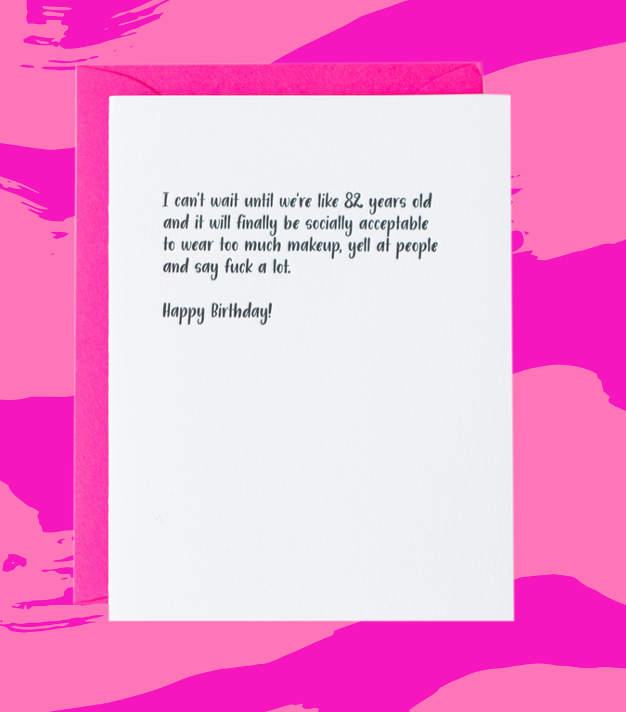 82 Years Old Birthday Card
