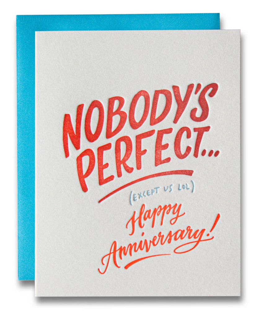 Nobody's Perfect (Except Us) Card 