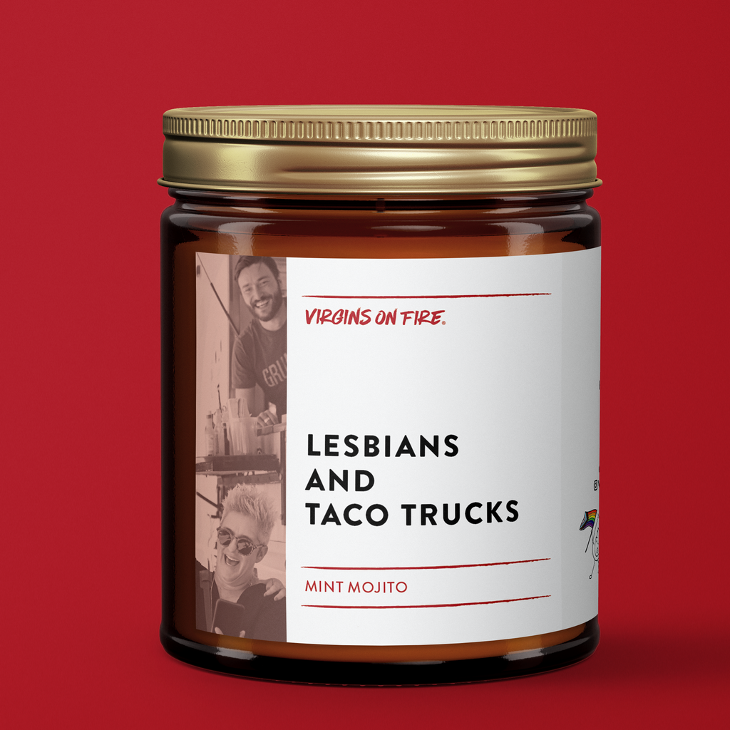 LESBIANS & TACO TRUCKS Candle