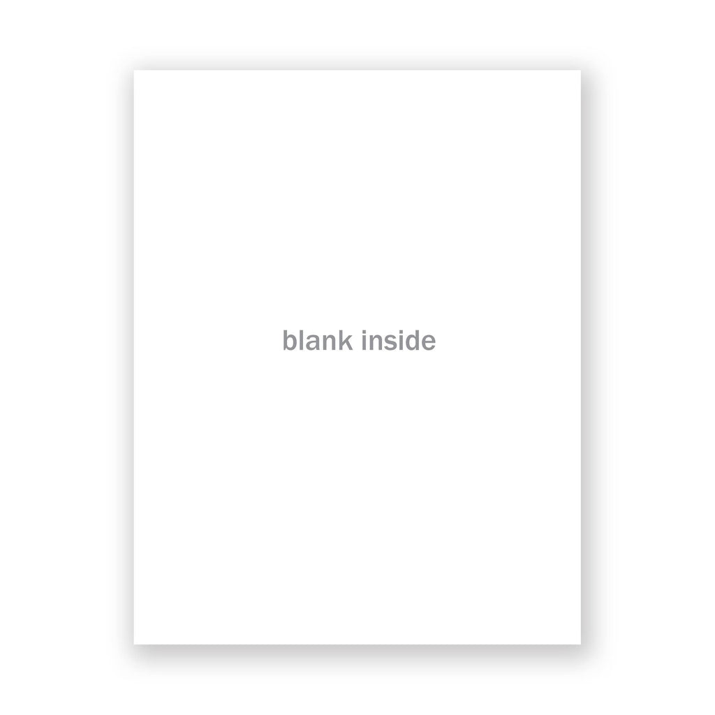 Blank Black Cat card