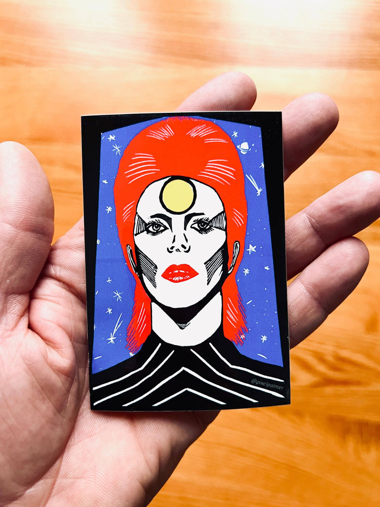 David Bowie / Ziggy Stardust sticker