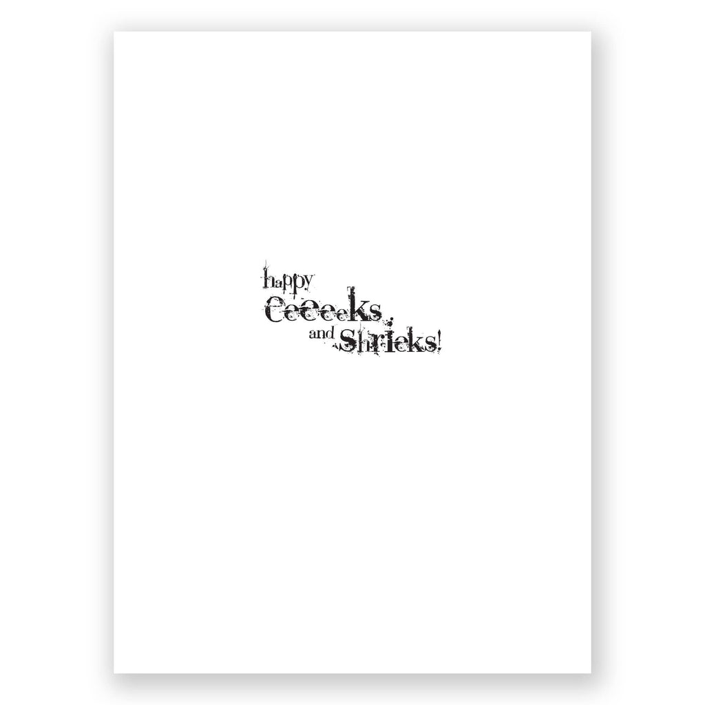 Eeeeks and Shrieks! card
