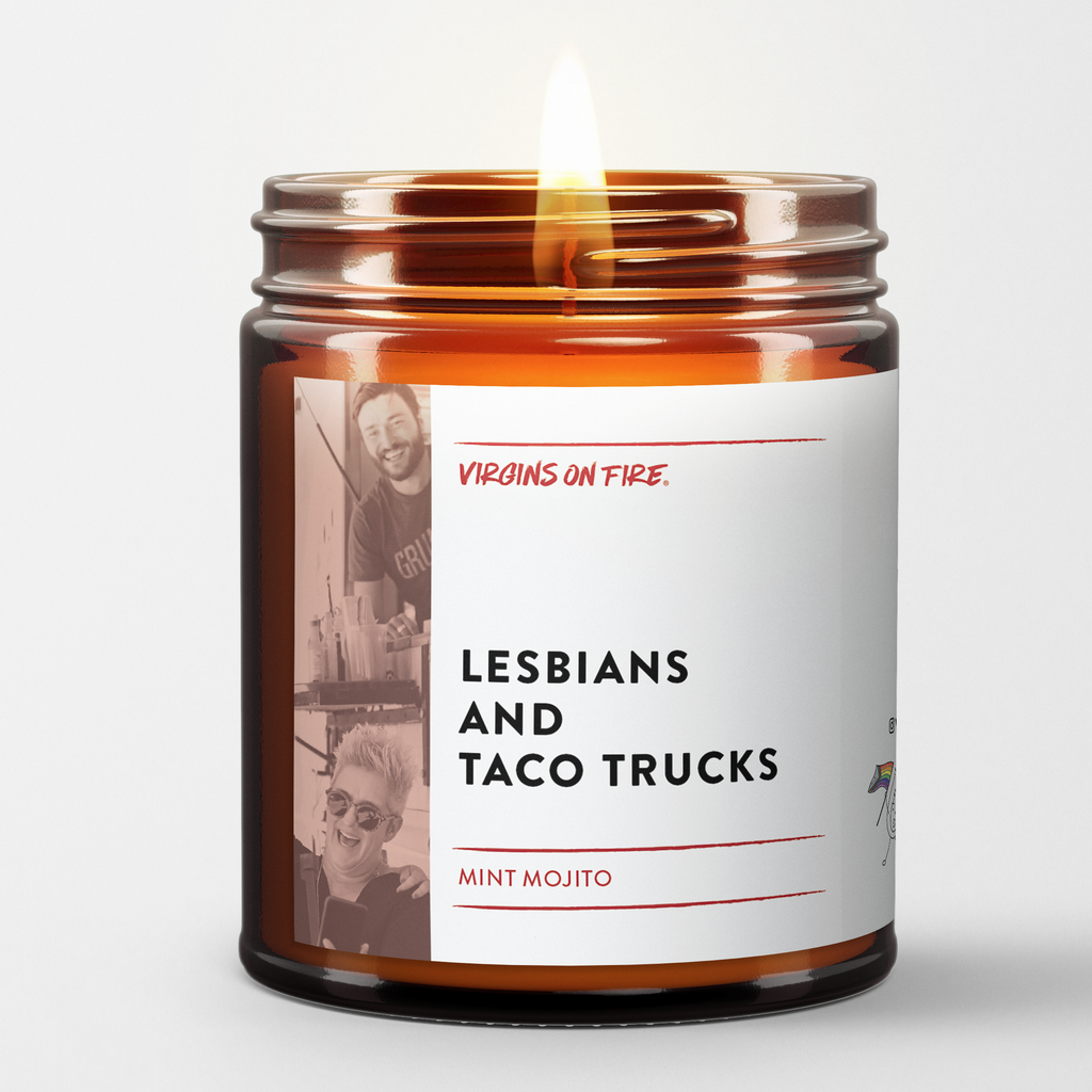LESBIANS & TACO TRUCKS Candle