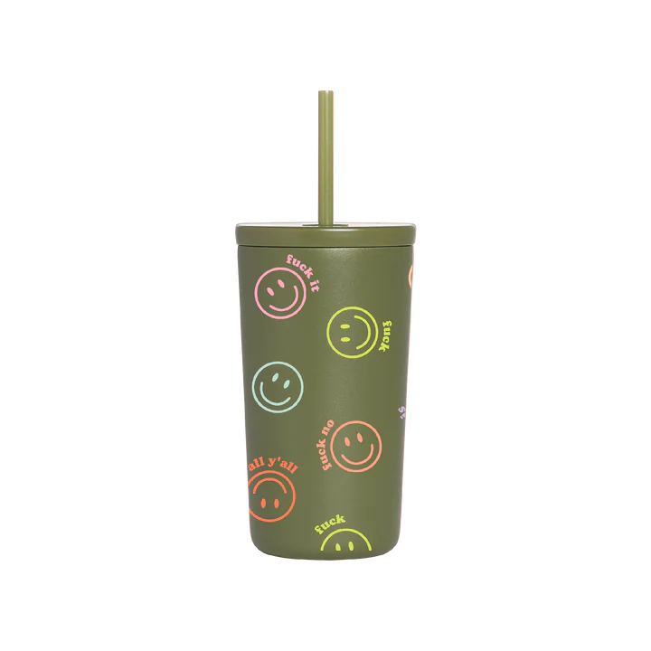Cold Cup - Smiley - Olive