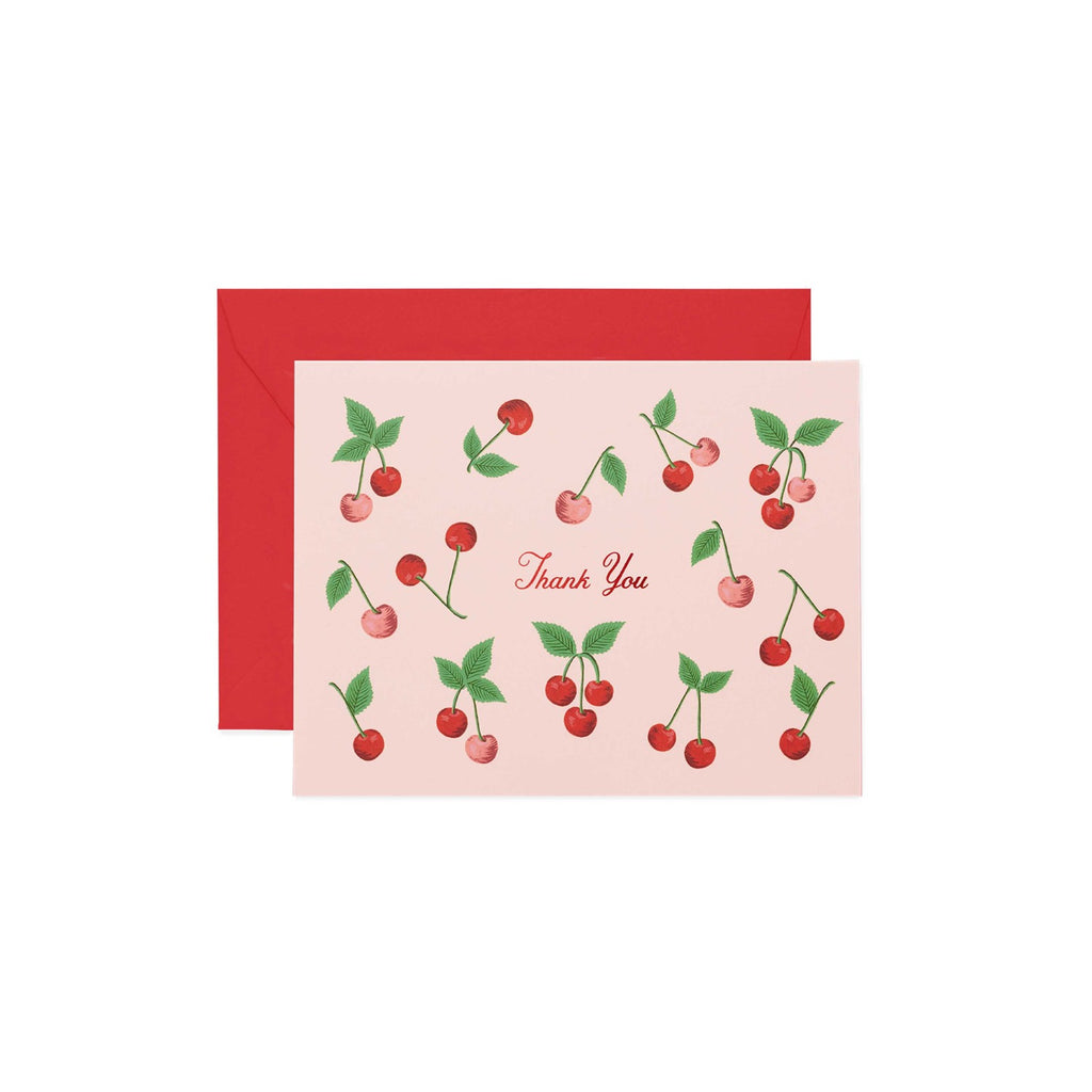 Cherries Thank You Card