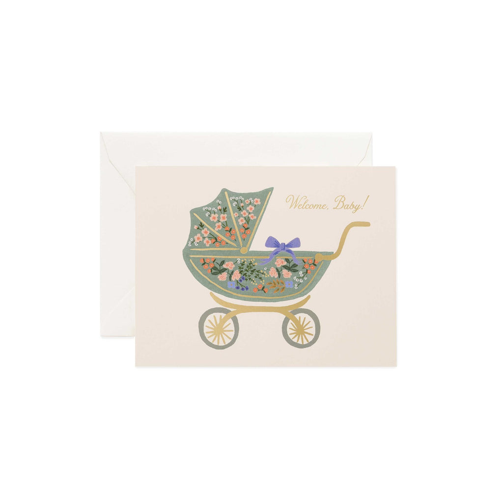 Floral Pram Card