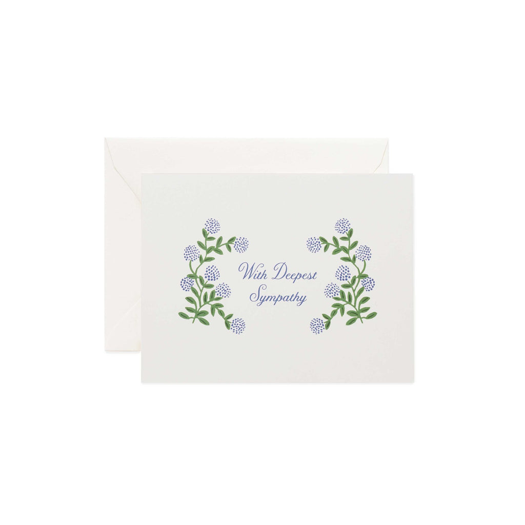 Hydrangea Sympathy Card