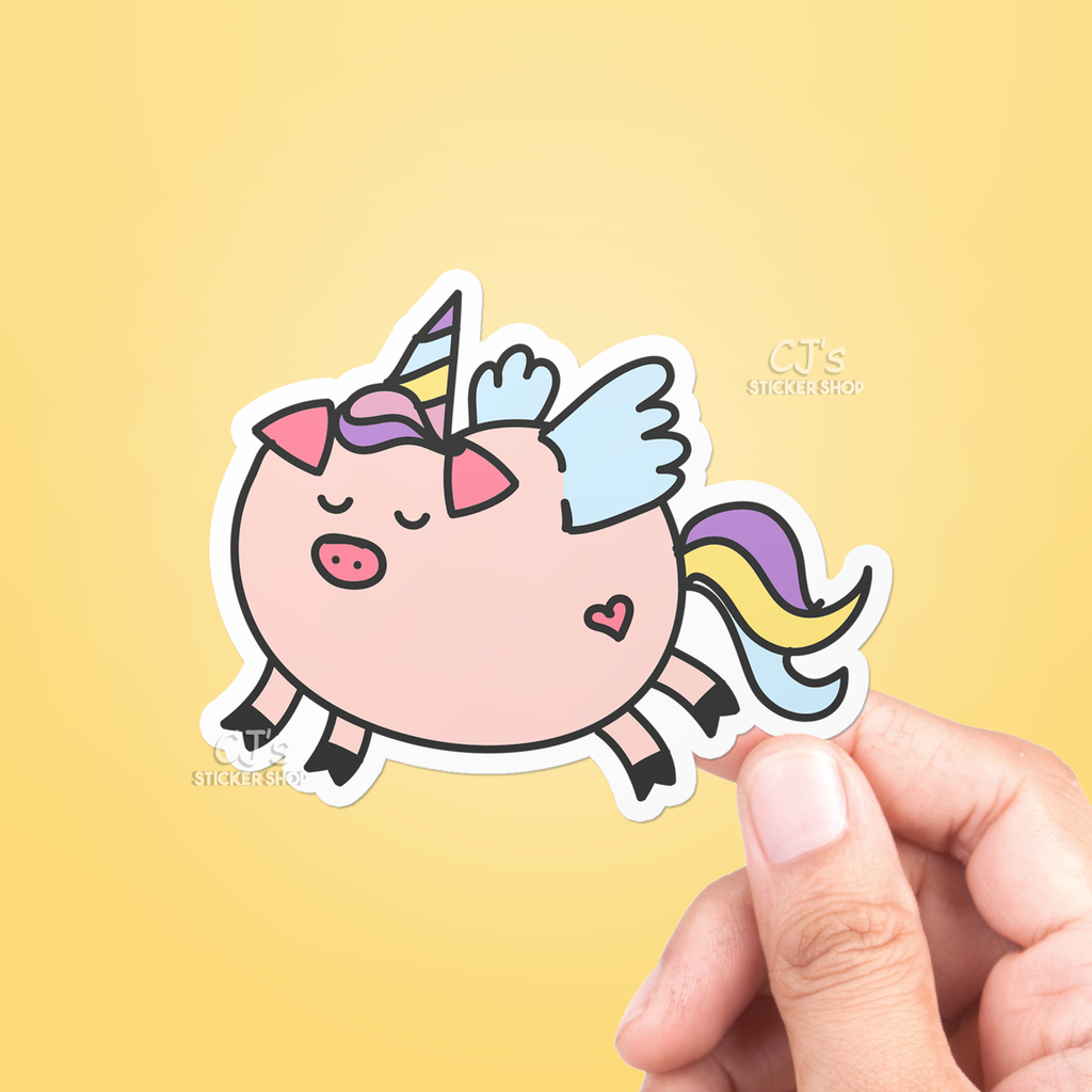 Piggycorn Sticker