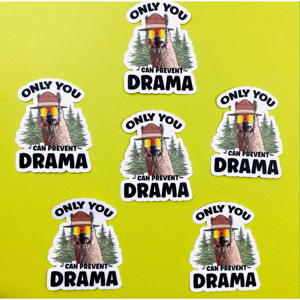 Llama Drama Sticker