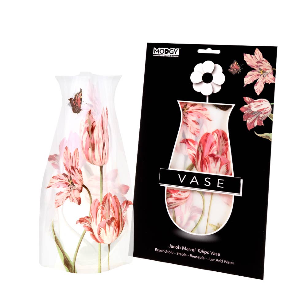 Modgy Expandable Vase - Jacob Marrell Tulips