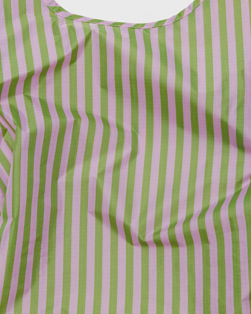 baggu - avocado candy stripe