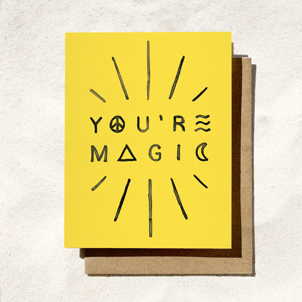 You're Magic Card | Mystic Card | Love Card | Yellow Card