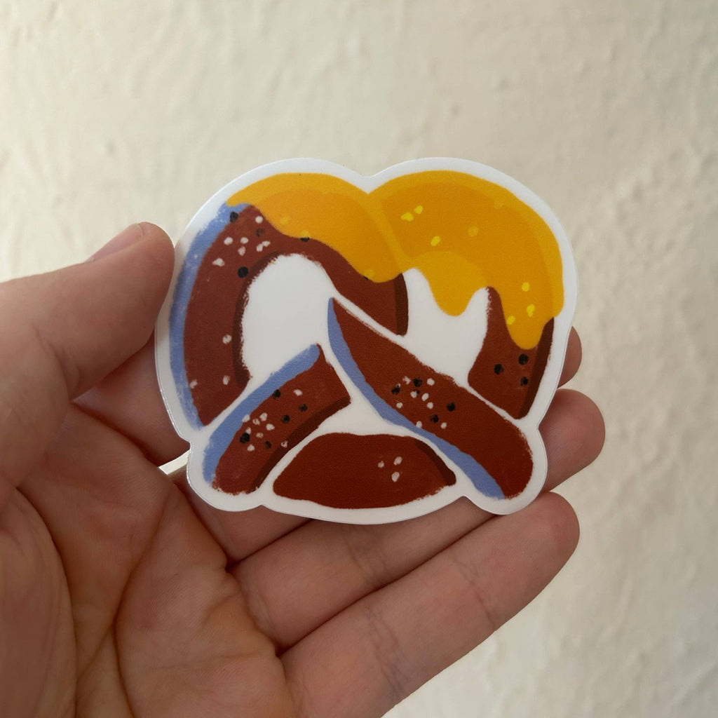 Dipped Pretzel Sticker