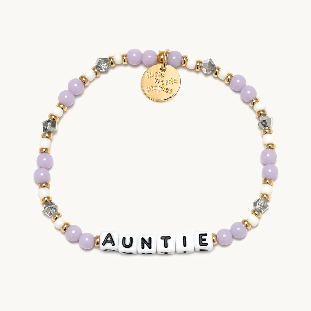 LWP - White - Auntie Bracelet - Lavender Haze