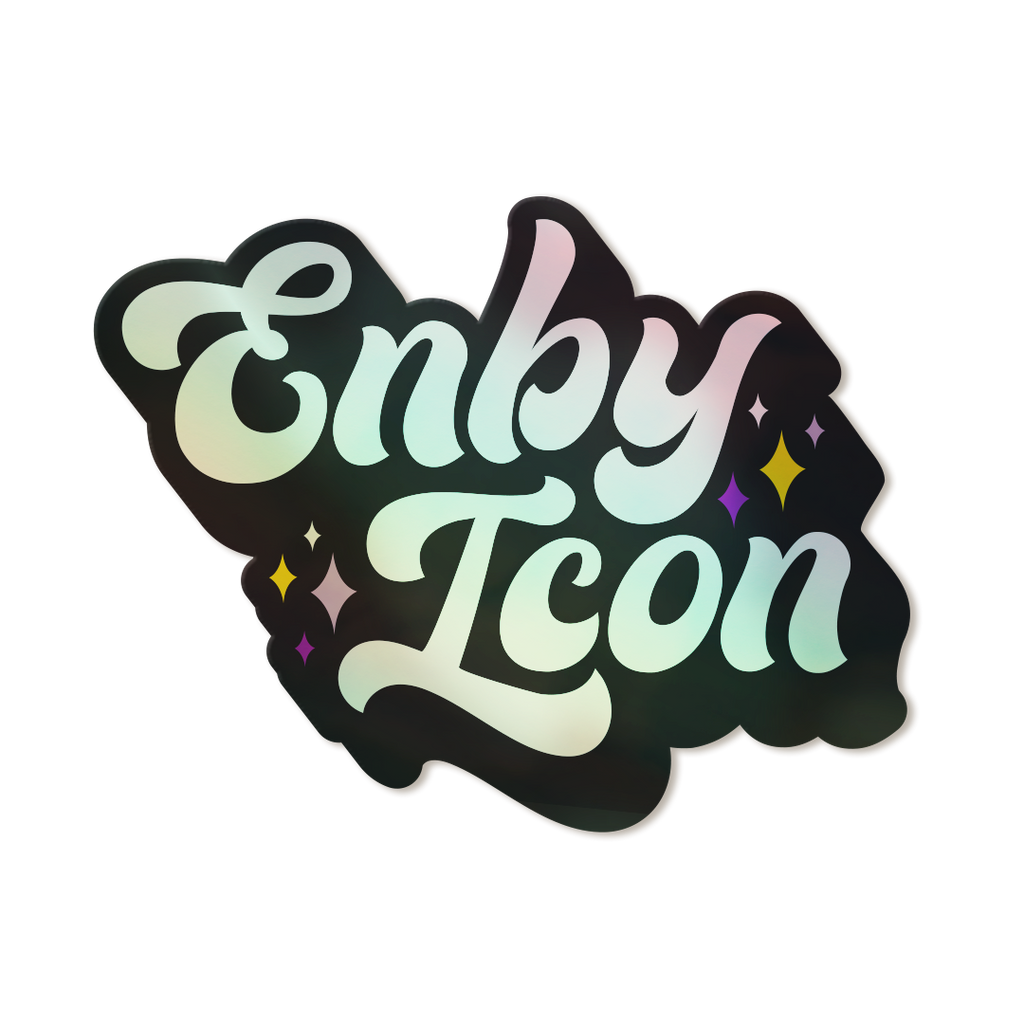 Enby Icon Sticker