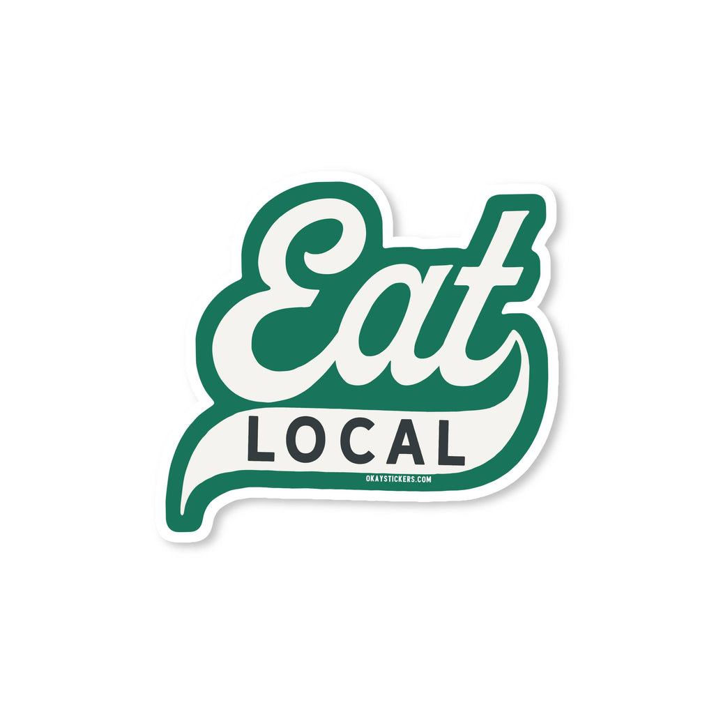 Eat Local Sticker