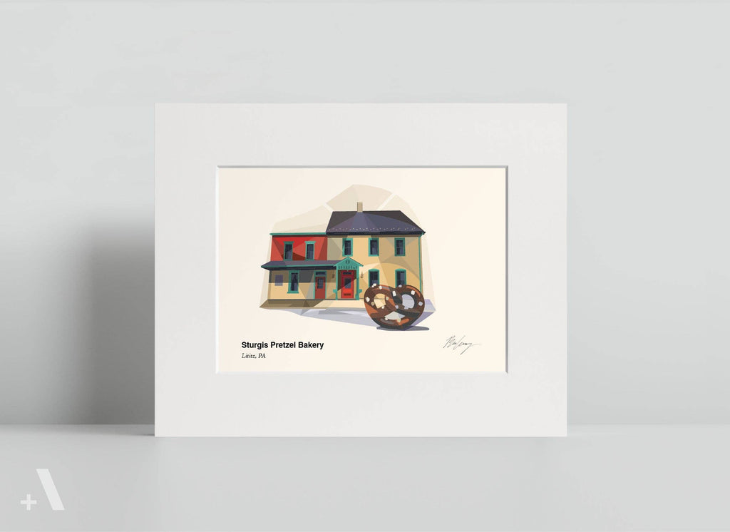 Lititz Train Station - Matted 8x10 Print