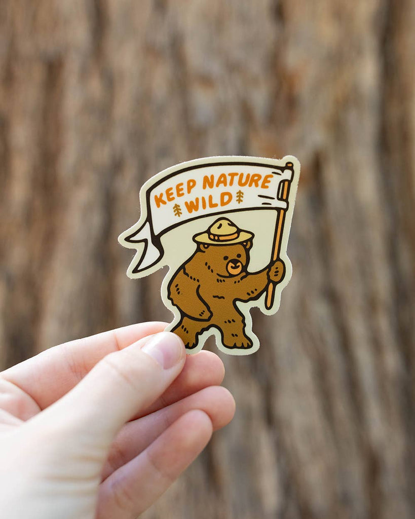 Happy Camper Bear | Sticker