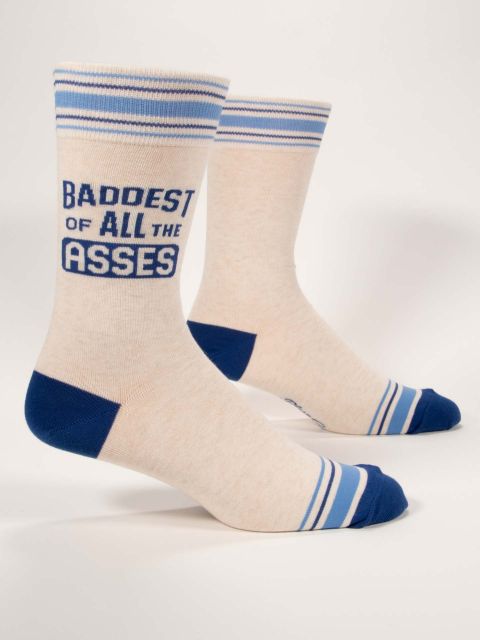 Baddest of Asses mens crew socks