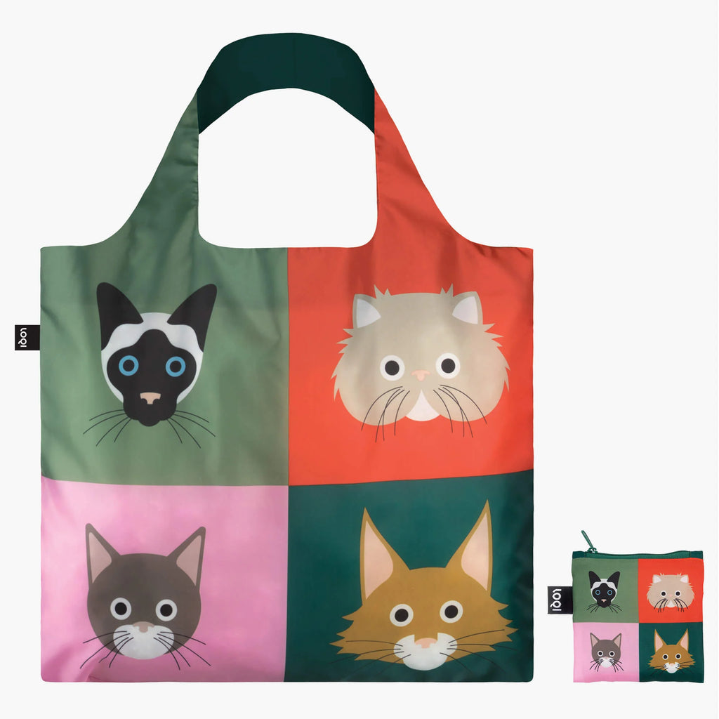 Bright Cats Recycled Bag
