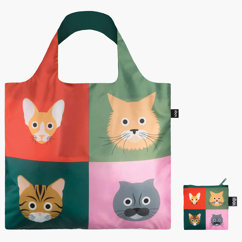 Bright Cats Recycled Bag