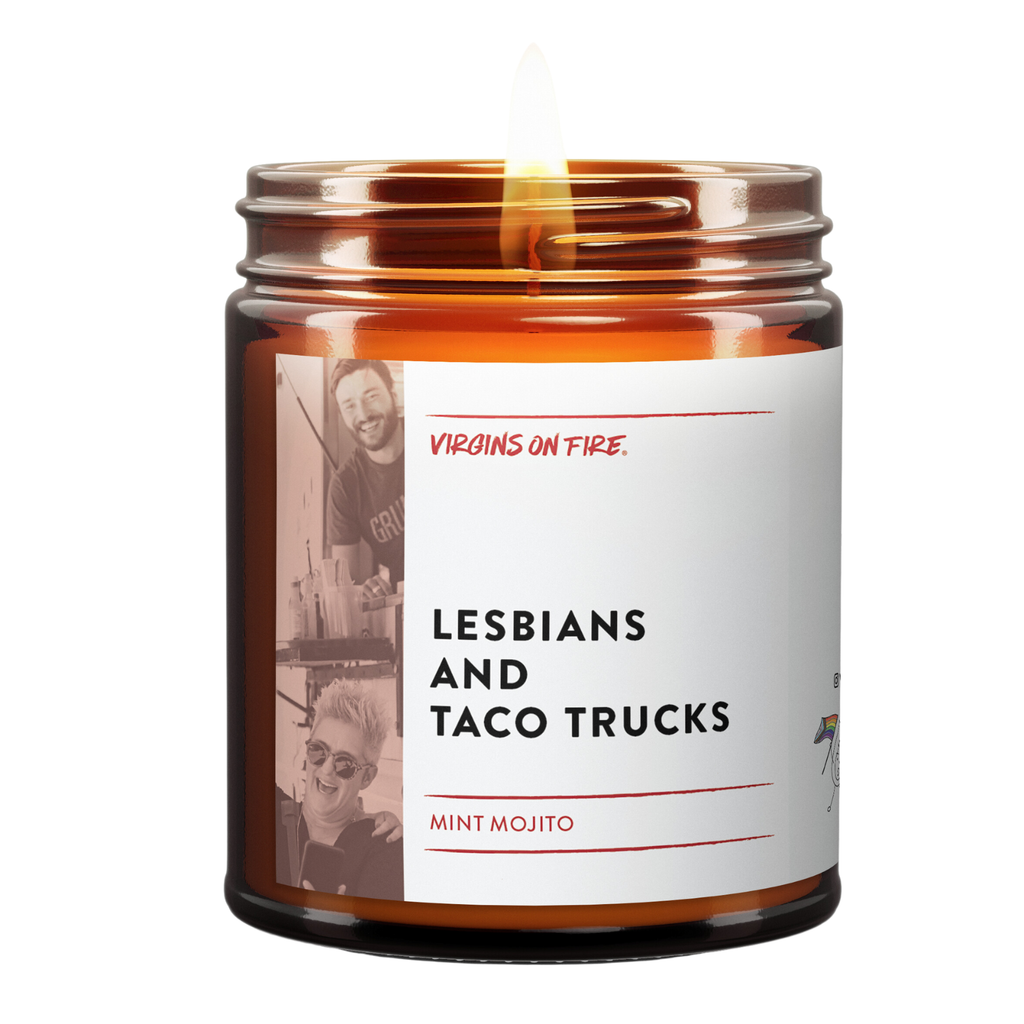 LESBIANS & TACO TRUCKS Candle