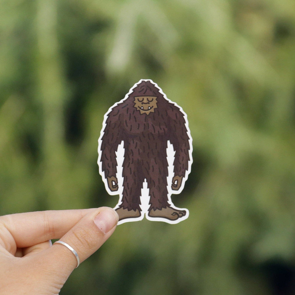 Happy Bigfoot Sticker
