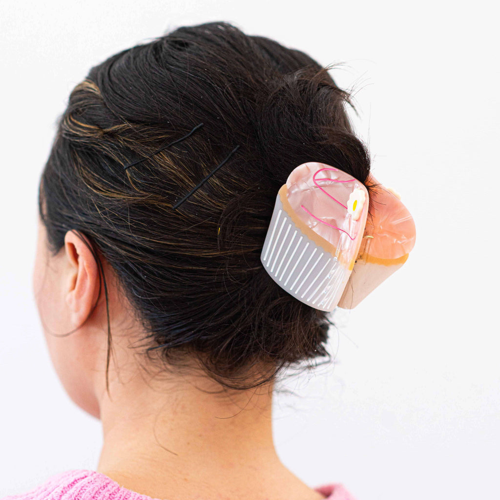 Midi Carrie Cupcake Hair Claw Clip