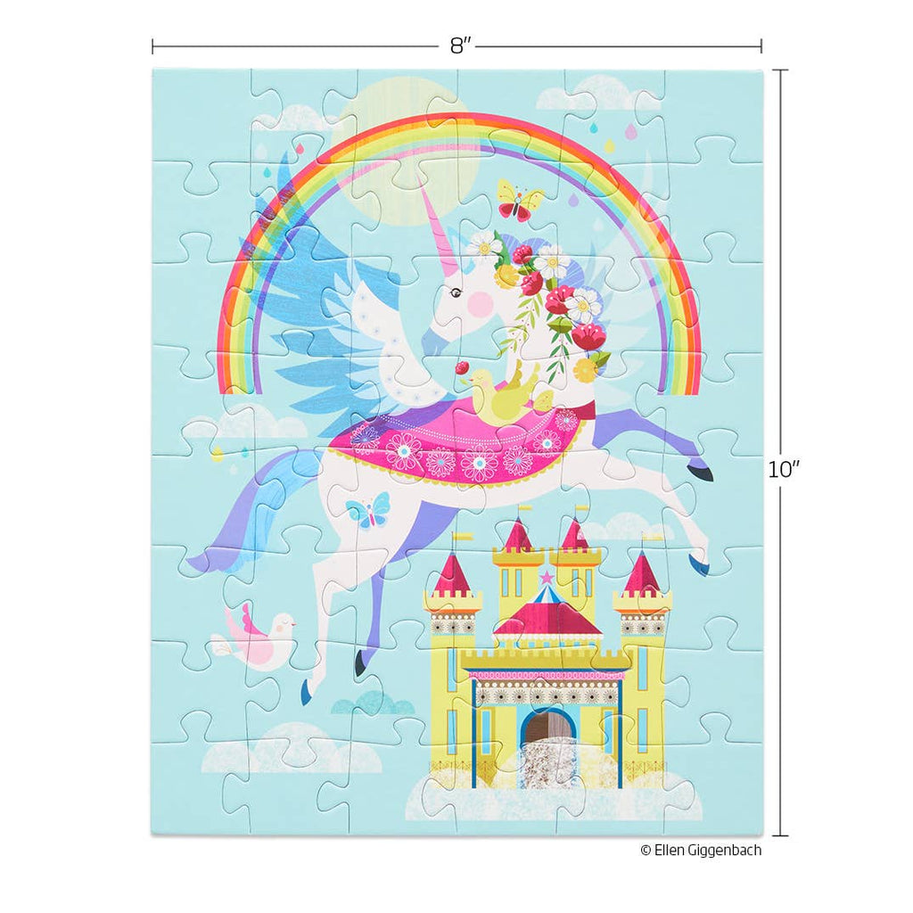 Rainbow Unicorn 48 Piece Kids Puzzle